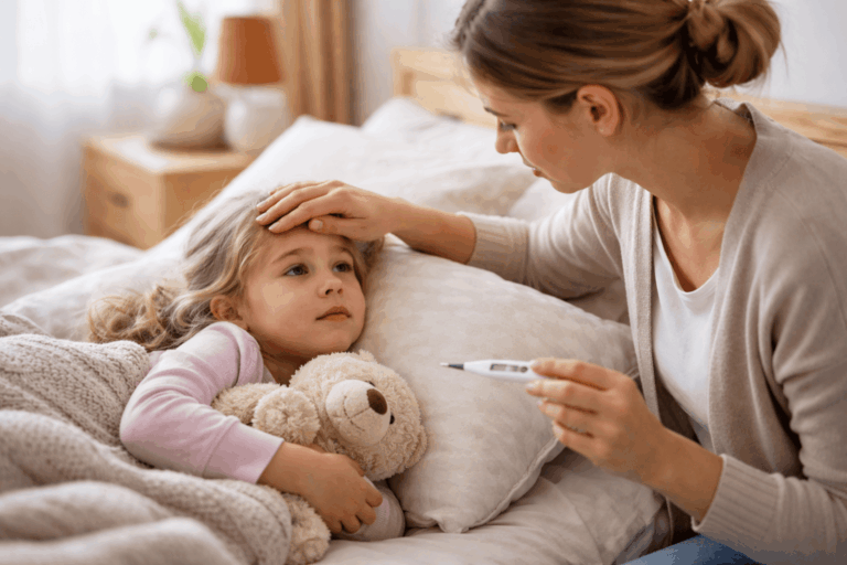 Чи можна гуляти з дитиною при температурі 38°C?